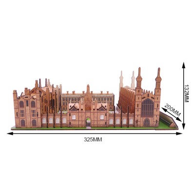 laser cut wood ODM Cambridge university graduation souvenir 3D model University Souvenir Graduation Ceremony