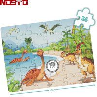 Land of Dinosaurs Jigsaw Puzzle, 36 Pieces, Learning Educational Toys & Gifts for Boys & Girls