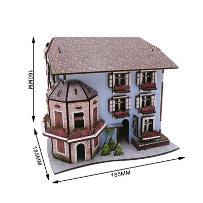 Cotwins 3d wooden educational craft gift decoration puzzle China style Beijing best selling puzzle tourist souvenir Hobby Gift