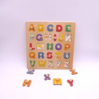 Early Educational Kids Jigsaw Puzzle Toy baby toys DIY ABC Alphabet Wooden Toys baby wooden toys letter alphabet puzzle