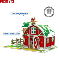 3D Puzzle Farm Christmas Decorations Christmas Farm