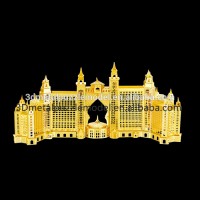 3D puzzle famous building Atlantis Hotel diy scale model